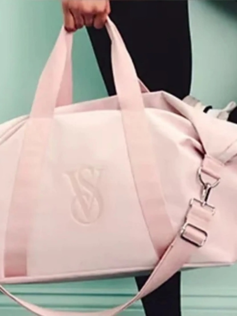 Victoria's Secret Light Pink Travel Duffle Bag
